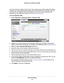 Page 102Advanced Settings102
Dual Band 11ac WiFi Router R6200 
host name that you configure in the router. Then, whenever your ISP-assigned IP address 
changes, your router automatically contacts the Dynamic DNS service prov\
ider, logs in to 
your account, and registers your new IP address. If your host name is ho\
stname, for 
example, you can reach your router at http://hostname.dyndns.org.
To set up Dynamic DNS:
1.
Select  Advanced > 
 Advanced Setup > Dynamic DNS:
2.Register for an account with one of the...