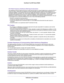 Page 125Notification of Compliance
125 Dual Band 11ac WiFi Router R6200
FCC Radio Frequency Interference Warnings & Instructions
This equipment has been tested and found to comply with the limits for a Class B digital device, pursuant to Part 15 
of the FCC Rules. These limits are designed to provide reasonable protection against harmful interference in a 
residential installation. This equipment uses and can radiate radio frequency energy and, if not installed and used in 
accordance with the instructions, may...