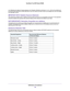 Page 126Notification of Compliance126
Dual Band 11ac WiFi Router R6200
Les utilisateurs de radars de haute puissance sont désignés utilis\
ateurs principaux (c.-à-d., quils ont la priorité) pour 
les bandes 5250-5350 MHz et 5650-5850 MHz et que ces radars pourraient c\
auser du brouillage et/ou des dommages 
aux dispositifs LAN-EL.
IMPORTANT NOTE: Radiation Exposure Statement:
This equipment complies with IC radiation exposure limits set forth for \
an uncontrolled environment. This equipment 
should be...