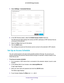 Page 31Extender Network Settings 31
 AC1200 WiFi
 Range Extenders
5.  Select  Settings > Connected Devices .
6. In the WiFi Devices section, select the  Enable Access Control check box.
The WiFi Devices table displays the names and MAC addresses of WiFi devi\
ces that are  connected to the extender.
7.  Select the Deny check box for the device.
8.  Click the  SA
 VE button.
Your settings are saved and that device cannot connect to the extender’\
s WiFi network.
Set Up an Access Schedule
You can control access...