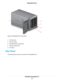 Page 65Figure 22. ReadyNAS 312 drive bays
1.Drive bay door
2.Disk tray handle
3.Recessed disk tray handle lock
4.Disk tray release latch
5.Drive bays
Rear Panel
The following figure shows the rear panel of the ReadyNAS312.
NETGEAR ReadyNAS 312
65
ReadyNAS OS 6.5 