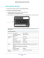 Page 101 Supplemental Information101
 N300 WiFi Cable Modem Router Model C3000
Factory Default Settings
You can return the modem router to its factory default settings. 
To restore the factory default settings:
1. 
Locate the small hole in the bottom of the modem router
 .
The Reset button is located inside this hole.
2.  Use a paperclip or sharp object to press and hold the  Reset button for over seven seconds. 
Designed by NETGEAR in California
The modem router resets and returns to the factory configuration...