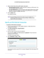 Page 23Specify Initial Settings 23
 AC1200 WiFi Cable Modem Router Model C6220
8. 
Select a Domain Name Server (DNS) Address radio button:
• Get 
Automatically from ISP . Your ISP uses DHCP to assign your DNS servers. Your 
ISP automatically assigns this address. 
• Use These DNS Servers. If you know that your ISP requires specific servers, select 
this option. Enter the IP address of your ISP’

s primary DNS server. If a secondary 
DNS server address is available, enter it also. 
9.  Click the  Apply button....