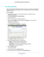 Page 78Manage Your Network 78
AC1200 WiFi Cable Modem Router Model C6220 
Run the Ping Utility
Ping is an administration utility that tests whether a computer on the n\
etwork is reachable and 
measures the time it takes messages sent from the originating device to \
reach a destination 
computer and return. 
To run a ping test:
1. 
Launch a web browser from a WiFi-enabled computer or mobile device that \
is 
connected to the network.
2.  T
ype  http://routerlogin.net  or http://192.168.0.1.
A login window...