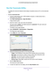 Page 79Manage Your Network 79
 AC1200 WiFi Cable Modem Router Model C6220
Run the Traceroute Utility
To display the route and measure transit delays of packets across an IP, run the traceroute 
utility.
To run a traceroute test:
1.  Launch a web browser from a WiFi-enabled computer or mobile device that \
is 
connected to the network.
2.  T
ype  http://routerlogin.net  or http://192.168.0.1.
A login window opens.
3.  Enter the modem router  user name and password.
The user name is  admin. 
 The default...