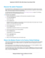 Page 223Recover the admin Password
We recommend that you enable password recovery if you change the password for the modem router user name
admin.
Then you can recover the password if it is forgotten. This recovery process is supported in Internet Explorer,
Firefox, and Chrome browsers, but not in the Safari browser.
For information about setting up password recovery, see Set Up Password Recovery on page 40. The following
procedure w

orks only if you did set up password recovery.
To recover your password: 1....