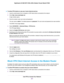 Page 257To allow VPN clients to use your home Internet service:
1.
Launch a web browser from a computer or WiFi device that is connected to the network.
2. Enter http://www.routerlogin.net.
A login window opens.
3. Enter the 
modem router user name and password.
The user name is admin. The default password is password. The user name and password are case-sensitive.
The BASIC Home page displays.
4. Select 
ADVANCED > Advanced Setup > VPN Service.
The 
VPN page displays.
5. Select the Enable VPN Service radio...