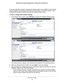 Page 36Genie Basic Settings 36
N600 Wireless Dual Band Gigabit ADSL2+ Modem Router DGND3700v2 
If you use a wireless computer to change the wireless network name (SSI\
D) or other wireless 
security settings, you are disconnected when you click Apply. To avoid this problem, use a 
computer with a wired connection to access the wireless modem router.
To view or change basic wireless settings:
1. 
On the Basic Home screen, select  W
 ireless to display the Wireless Settings screen. 
The screen sections,...