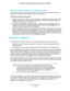 Page 116Advanced Settings 
116 N750 Wireless Dual Band Gigabit ADSL Modem Router DGND4000 
Application Example: Making a Local Web Server Public
If you host a web server on your local network, you can use port forwarding to allow web 
requests from anyone on the Internet to reach your web server. 
To make a local web server public:
1. Assign your web server either a fixed IP address or a dynamic IP address using DHCP 
address reservation. In this example, your wireless modem router always gives your 
web server...