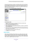 Page 119Advanced Settings 119
 N750 Wireless Dual Band Gigabit ADSL Modem Router DGND4000
account and host name that you configure in the wireless modem router. Then, whenever 
your ISP-assigned IP address changes, your wireless modem router automat\
ically contacts 
the Dynamic DNS service provider, logs in to your account, and registers your new IP 
address. If your host name is hostname, for example, you can reach your \
wireless modem 
router at http://hostname.dyndns.org.
On the Advanced tab, select...