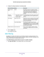 Page 53Advanced Settings 53
 N450 WiFi Cable Modem Router Model N450/CG3000Dv2
4. 
Configure the settings described in the following table. 
• Fragmentation Threshold
•  CTS/R
TS Threshold
• Preamble Mode
5.  Click the  Apply button.
Your changes are saved.
MAC Filtering
By default, the modem router allows any connected computer to access the\
 Internet. The 
MAC Filtering screen lets you block specific computers, based on their M\
AC addresses, from 
access to the Internet on selected days and times.
To use...