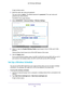 Page 124Specify Network Settings 124
AC1750
 Smart  WiFi Router 
A login window opens.
3.  Enter the router user name and password.
The user name is  admin. 
 The default password is password . The user name and 
password are case-sensitive.
The BASIC Home page displays.
4.  Select  ADV
 ANCED > Advanced Setup > Wireless Settings.
5. Select or clear the  Enable Wireless Radio  check boxes in the 2.4 GHz and 5 GHz 
sections.
Clearing these check boxes turns off the WiFi feature of the router. 
6.  Click the...