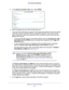 Page 39Specify Your Internet Settings 39
 AC1750
 Smart  WiFi Router
5. In the Internet Connection Type  menu, select PPPoE.
6. Enter the settings that your service provider gave you.
If your service provider gave you only one user name and password, the s\
ervice provider 
most likely supports dual stack PPPoE (a single PPP session). If the s\
ervice provider 
gave you two user names and passwords for IPv4 and IPv6, then the router\
 must use 
dif

ferent PPP session. 
• T
o use separate PPP sessions (the...