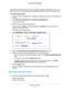 Page 47Optimize Performance 47
 AC1750
 Smart  WiFi Router
NETGEAR recommends that only gamers enable the Upstream QoS feature. If \
you do not 
game and you turn on this feature, some applications might not perform a\
s well as usual.
To enable upstream QoS:
1. Launch an Internet browser from a computer or wireless device that is co\
nnected to the 
network.
2.  T
ype  http://www.routerlogin.net  or http://www.routerlogin.com .
A login window opens.
3.  Enter the router user name and password.
The user name...