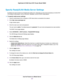 Page 127Specify ReadyDLNA Media Server Settings
By default, the router functions as a ReadyDLNA media server, which lets you view movies and photos on DLNA/UPnP
AV-compliant media players, such as Xbox360, Playstation, and NETGEAR media players.To specify media server settings: 1.
Launch a web browser from a computer or WiFi device that is connected to the network.
2. Enter http://www.routerlogin.net.
A login window opens.
3. Enter the router user name and password.
The user name is admin. The default password...