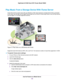 Page 128Play Music From a Storage Device With iTunes Server
iTunes Server lets you play music with your Windows or Mac iTunes app from a storage device that is connected
to the router. You can also use the Apple Remote app from an iPhone or iPad to play music on any AirPlay devices,
such as Apple TV or AirPlay-supported receivers. Figure 12. Play music on a USB device with iTunes
Supported music file formats are MP3, AAC, and FLAC. The maximum number of music files supported is 10,000.
To specify iTunes server...