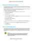 Page 142Manage the WAN Security Settings
The WAN security settings include port scan protection and denial of service (DoS) protection, which can protect
your LAN against attacks such as Syn flood, Smurf Attack, Ping of Death, and many others. By default, DoS protection
is enabled and a port scan is rejected.
You can also enable the router to respond to a ping to its WAN (Internet) port. This feature allows your router to be
discovered. Enable this feature only as a diagnostic tool or if a specific reason...