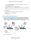 Page 179a.
From the Choose a Wireless Network menu, select the WiFi network frequency (2.4 GHz or 5 GHz).
F
or 802.11ac mode, select 5 GHz.
b. In the 
Name (SSID) field, enter the WiFi network name (SSID).
c. In the Security Options section, leave the WPA2-PSK [AES] radio button selected or select another radio
b

utton.
d. If prompted, type the passphrase (the WiFi password that you use to connect with WiFi to the other router).
10. Click the 
Apply button.
The settings for the other router are saved and the...