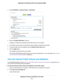 Page 2014.
Select ADVANCED > Advanced Setup > Traffic Meter. 5.
Select the 
Enable Traffic Meter check box.
By def
ault, no traffic limit is specified and the traffic volume is not controlled.
6. In the Traffic Counter section, set the traffic counter to begin at a specific time and date.
7. To start the traffic counter immediately, click the Restart Counter Now button.
8. Clic

k the 
Apply button.
Your settings are saved and the router restarts.
The Internet Traffic Statistics section helps you to monitor the...