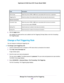 Page 228Description
Field
Select the protocol (TCP or UDP) that is associated with the service or application.
Ser
vice Type
Enter the number of the outbound traffic port that must open the inbound ports.
Triggering Port
Inbound Connection
Select the protocol (TCP or UDP) that is associated with the inbound connection.
If y

ou are unsure, select TCP/UDP.
Connection 

Type
Enter the start port number for the inbound connection.
Starting Port
Enter the end port number for the inbound connection.
Ending Port
8....