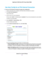 Page 36Use Auto Config for an IPv6 Internet Connection
To set up an IPv6 Internet connection through auto configuration: 1.
Launch a web browser from a computer or WiFi device that is connected to the network.
2. Enter http://www.routerlogin.net.
A login window opens.
3. Enter the 
router user name and password.
The user name is admin. The default password is password. The user name and password are case-sensitive.
The BASIC Home page displays.
4. Select 
ADVANCED > Advanced Setup > IPv6.
The Basic Settings...