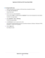 Page 49To change the MTU size:
1.
Launch a web browser from a computer or WiFi device that is connected to the network.
2. Enter http://www.routerlogin.net.
A login window opens.
3. Enter the router user name and password.
The user name is admin. The default password is password. The user name and password are case-sensitive.
The BASIC Home page displays.
4. Select 
ADVANCED > Setup > WAN Setup.
The 
WAN Setup page displays.
5. In the MTU Size field, enter a value from 64 to 1500.
The nor

mal MTU (maximum...