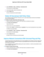 Page 684.
Select ADVANCED > Setup > QoS Setup > Downstream QoS.
The Do
wnstream QoS page displays.
5. In the QoS Rule table, select the QoS policy rule.
6. Click the 
Delete button.
The r
ule is removed from the QoS Rule table.
Delete All Downstream QoS Policy Rules
You can delete all custom downstream QoS policy rules. You cannot delete default rules that were downloaded
from the streaming database. To delete all custom downstream QoS policy rules: 1.
Launch a web browser from a computer or WiFi device that is...