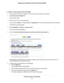 Page 76To add or remove devices that are allowed:
1.
Launch a web browser from a computer or WiFi device that is connected to the network.
2. Enter http://www.routerlogin.net.
A login window opens.
3. Enter the router user name and password.
The user name is admin. The default password is password. The user name and password are case-sensitive.
The BASIC Home page displays.
4. Select 
ADVANCED > Security > Access Control.
The Access Control page displays.
5. Click the View list of allowed devices not currently...