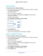 Page 157Manage Your Network 157
 Nighthawk AC1900
 Smart WiFi Router
Back Up Settings
To back up the router’s configuration settings:
1. Launch a web browser from a computer or WiFi device that is connected to\
 the network.
2.  Enter  http://www
 .routerlogin.net.
A login window displays.
3.  Enter the router user name and password.
The user name is  admin. 
 The default password is password. The user name and 
password are case-sensitive.
The BASIC Home page displays.
4.  Select  ADV
 ANCED > Administration >...