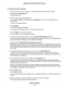 Page 56To specify basic WiFi settings:
1.Launch a web browser from a computer or mobile device that is connected to the network.
2.Type http://www.routerlogin.net.
A login window opens.
3.Enter the router user name and password.
The user name is admin.The default password is password.The user name and password are
case-sensitive.
The BASIC Home page displays.
4.Select Wireless.
The Wireless Settings page displays.
You can specify the settings for the 2.4 GHz band and 5 GHz band.
5.From the Region menu, select...