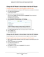 Page 180Manage Your DST Router Network 180
Nighthawk DST AC1900 DST Router and DST Adpater Model R7300DST 
Change the DST Router’s Device Name From the DST Router
To change the DST router’s device name by logging in to the DST router:
1. 
Launch a web browser from a computer or WiFi device that is connected to\
 the network.
2.  Enter  http://www
 .routerlogin.net.
A login window displays.
3.  Enter the DST router user name and password.
The user name is  admin. 
 The default password is password . The user...