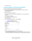 Page 32Your settings are saved.
Use Auto Config for an IPv6 Internet Connection
To set up an IPv6 Internet connection through auto configuration:
1.Launch a web browser from a computer or wireless device that is connected to the network.
2.Type http://www.routerlogin.net .
A login window opens.
3.Enter the router user name and password.
The user name is admin.The default password is password.The user name and password are
case-sensitive.
The BASIC Home page displays.
4.Select ADVANCED > Advanced Setup > IPv6....