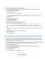 Page 48To opt in to participate in Dynamic QoS analytics:
1.Launch a web browser from a computer or wireless device that is connected to the network.
2.Type http://www.routerlogin.net.
A login window opens.
3.Enter the router user name and password.
The user name is admin.The default password is password.The user name and password are
case-sensitive.
The BASIC Home page displays.
4.Select Quality of Service.
The QoS Setup page displays.
5.Make sure that the you have enabled Dynamic QoS.
For more information...