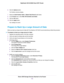 Page 1156.Click the Options button.
The Partition schemes display.
7.Select the GUID Partition Table or Master Boot Record radio button.
8.In the Format menu, select Mac OS Extended (Journaled).
9.Click the OK button.
10.Click the Apply button.
Your settings are saved.
Prepare to Back Up a Large Amount of Data
Before you back up a large amount of data with Time Machine, NETGEAR recommends that you follow this procedure.
To prepare to back up a large amount of data:
1.Upgrade the operating system of the Mac...