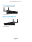 Page 13USB Ports on the Left Panel
Two 3.0 USB ports are located on the left panel.
Figure 4. USB ports
eSATA Port on the Right Panel
An eSATA port is located on the right panel.
Figure 5. eSATA port
Hardware Setup
13
Nighthawk X4S AC2600 Smart WiFi Router 