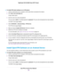 Page 166To install VPN client software on an iOS device:
1.Launch a web browser from a computer or WiFi device that is connected to the network.
2.Enter http://www.routerlogin.net.
A login window opens.
3.Enter the router user name and password.
The user name is admin.The default password is password.The user name and password are case-sensitive.
The BASIC Home page displays.
4.Select ADVANCED > Advanced Setup > VPN Service.
The VPN Service page displays.
5.Make sure that the Enable VPN Service check box is...