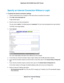 Page 26Specify an Internet Connection Without a Login
To specify the Internet connection settings:
1.Launch a web browser from a computer or WiFi device that is connected to the network.
2.Enter http://www.routerlogin.net.
A login window opens.
3.Enter the router user name and password.
The user name is admin.The default password is password.The user name and password are case-sensitive.
The BASIC Home page displays.
4.Select Internet.
Your router might display information that is different from this example....