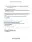 Page 38If you do not specify the DNS servers, the router uses the DNS servers that are configured
for the IPv4 Internet connection on the Internet Setup page. (See Manually Set Up the Internet
Connection on page 25.)
Note
7.Select an IP Address Assignment radio button:
•Use DHCP Server.This method passes more information to LAN devices but some IPv6 systems might not
support the DHCPv6 client function.
•Auto Config.This is the default setting.
This setting specifies how the router assigns IPv6 addresses to the...