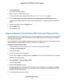 Page 924.Select Dynamic QoS.
The Dynamic QoS page displays.
5.Make sure that you enabled Dynamic QoS.
For more information about enabling Dynamic QoS, see Enable Dynamic QoS on page 89.
6.Select the Help improve the Dynamic QoS feature by sharing analytics with NETGEAR check box.
A pop-up window displays detailed information about sharing analytics.The Yes radio button is selected by
default.
7.Read the information and click the Submit button.
8.Click the Apply button.
Your settings are saved.
Improve Network...