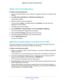 Page 173Specify Internet Port Settings 
173  Nighthawk X6 AC3200 Tri-Band WiFi Router
Delete a Port Forwarding Entry
To delete a port forwarding entry:
1. Launch an Internet browser from a computer or wireless device that is connected to the 
network.
2. Type http://www.routerlogin.net or http://www.routerlogin.com.
A login screen displays.
3. Enter the router user name and password.
The user name is admin. The default password is password. The user name and 
password are case-sensitive.
The BASIC Home screen...