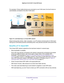 Page 74Tri-Band WiFi Connections 74
Nighthawk
 X6 AC3200
 Tri-Band WiFi  Router 
For example, if three mobile devices are connected to one 5 GHz band, th\
e fourth device is 
automatically connected to the other 5 GHz band.
Internet
PrinterLegacy devices
Dual-band WiFi devices IP camera
Dual-band AC WiFi devices
iPad Phone Fast
2.4 WiFi band
Up to 600 Mbps
Faster
5 GHz WiFi Band 1
Up to 1.3 Gbps
Fastest
5 GHz WiFi Band 2
Up to 1.3 Gbps
MacBook Pro MacBook Air iPhone
Desktop computer
Figure 10. Load balancing in...