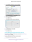 Page 94Manage Dynamic DNS and Access USB Devices Through the Internet 94
Nighthawk
 X6 AC3200
 Tri-Band WiFi  Router 
4. Select  ADVANCED > USB Storage >  Advanced Settings .
5. Select the  FTP (via Internet)  check box.
6.  Click the  Apply button.
Your changes are saved.
7.  T
o limit access to the admin user, click the  Edit button.
8. In the Read Access list, select admin .
9.  In the W
 rite Access list, select admin .
10.  Click the  Apply button.
Your changes are saved.
Access USB Devices Through the...