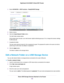 Page 1304.Select ADVANCED > USB Functions > ReadySHARE Storage.
5.Select a device.
6.Click the Create Network Folder button.
The Add Folder window opens.
If this window does not open, your web browser might be blocking pop-ups. If it is, change the browser settings
to allow pop-ups.
7.Complete the fields.
The user name (account name) for All–no password is guest.The password for admin is the same one that is
used to log in to the router. By default, it is password.
8.Click the Apply button.
The folder is added...