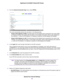 Page 405.From the Internet Connection Type menu, select PPPoE.
The router automatically detects the information in the following fields:
•Router’s IPv6 Address on WAN.This field shows the IPv6 address that is acquired for the router’s WAN
(or Internet) interface.The number after the slash (/) is the length of the prefix, which is also indicated by
the underline (_) under the IPv6 address. If no address is acquired, the field displays Not Available.
•Router’s IPv6 Address on LAN.This field shows the IPv6 address...