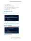 Page 1455.Select the Media Server tab.
The Media Server (Settings) page displays.
6.Make sure that the Enable TiVo support check box is selected.
7.If you changed the settings, click the Apply button.
Your settings are saved.
Play Videos on TiVo
To play videos:
1.On the TiVo, select TiVo Central > My Shows.
2.Go to the bottom of the list and select the R8500.
Play Music or View Photos on TiVo
To play music or view photos:
1.On the TiVo, select TiVo Central > Music, Photos, & Showcases.
2.Select an item to play...