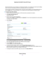 Page 81We recommend that you do not change your preset security settings.If you change your preset security settings,
make a note of the new settings and store it in a safe place where you can easily find it.
If you use a WiFi connection to change the SSID or other WiFi security settings, you are disconnected when you
click the Apply button.To avoid this problem, use a computer with a wired connection to access the router.
To specify basic WiFi settings:
1.Launch a web browser from a computer or WiFi device...