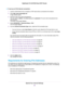 Page 26To set up an IPv6 Internet connection:
1.Launch a web browser from a computer or WiFi device that is connected to the network.
2.Enter http://www.routerlogin.net.
A login window opens.
3.Enter the router user name and password.
The user name is admin.The default password is password.The user name and password are
case-sensitive.
The BASIC Home page displays.
4.Select ADVANCED > Advanced Setup > IPv6.
The IPv6 page displays.
5.From the Internet Connection Type menu, select the IPv6 connection type:
•If...