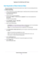 Page 41Use Keywords to Block Internet Sites
You can use keywords to block certain Internet sites from your network.You can use blocking all the time
or based on a schedule.
To block Internet sites:
1.Launch a web browser from a WiFi-enabled computer or mobile device that is connected to the network.
2.Enter http://www.routerlogin.net.
A login window opens.
3.Enter the router user name and password.
The user name is admin.The default password is password.The user name and password are
case-sensitive.
The BASIC...