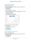 Page 67Specify Network Settings 67
 Orbi High-Performance
 AC3000 Tri-band WiFi System
Edit a Reserved IP Address
To edit a reserved address entry:
1. Launch a web browser from a WiFi-enabled computer or mobile device that \
is 
connected to the network.
2.  Enter  orbilogin.com.
A login window opens.
3.  Enter the router user name and password.
The user name is  admin. 
 The default password is password. The user name and 
password are case-sensitive.
The BASIC Home page displays.
4.  Select  ADV
 ANCED >...