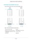 Page 8Overview 8
Orbi High-Performance
 AC3000 Tri-band WiFi System 
Orbi Router and Satellite Overview
The top of the Orbi router is blue. The top of the Orbi satellite is white.
Router Satellite
1
2 561
8
8
2
6
57
7
34 4
Figure 1. Orbi router and satellite, front and back views
1. Ring LED (not shown in image) 5. USB port
2. Sync button (also used for WPS connection) 6. Power On/Off button and Power LED
3. Internet port (the Orbi satellite does not include  an Internet port) 7. DC Power connector
4. Ethernet...